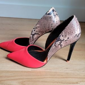 Aldo women's heel size 6.5 hot pink